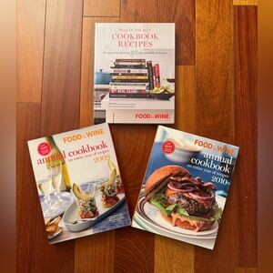 Cookbook Set - Red, White, and Brown